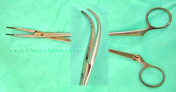 Curved Negus Tonsil Artery Forceps